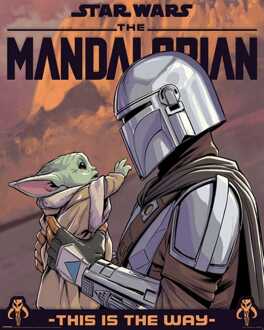 Pyramid International Poster Star Wars The Mandalorian Hello Little One 40x50cm Multikleur