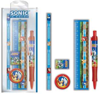 Pyramid International Sonic The Hedgehog 5-Piece Stationery Set Golden Rings