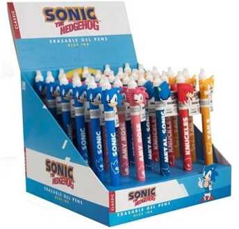 Pyramid International Sonic - The Hedgehog Erasable Gel Pen Characters Display (30)