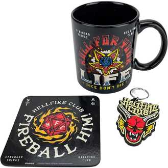 Pyramid International Stranger Things Mug, Coaster and Keychain Set Hellfire