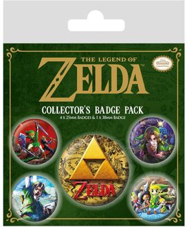 Pyramid International ZELDA - Pack 5 Badges - The Legend of Zelda CLASSIC