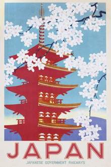 Pyramid Japan Railways Blossom Poster 61x91,5cm