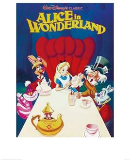 Pyramid Kunstdruk Alice in Wonderland 1989 60x80cm Divers - 60x80 cm