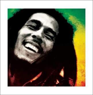 Pyramid Kunstdruk Bob Marley - Paint 40x40cm Divers - 40x40 cm