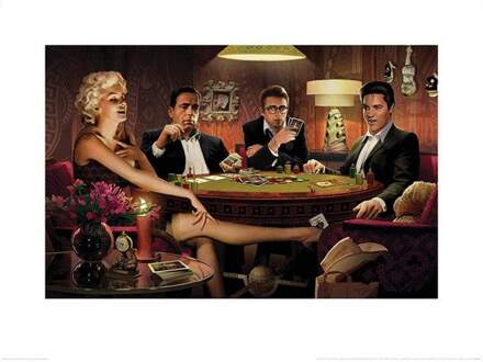 Pyramid Kunstdruk Chris Consani - Four of A Kind 80x60cm Divers - 80x60 cm