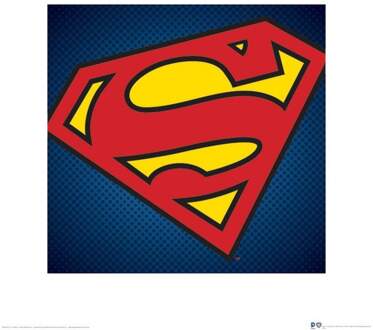 Pyramid Kunstdruk DC Comics - Superman - Symbol 40x40cm Divers - 40x40 cm