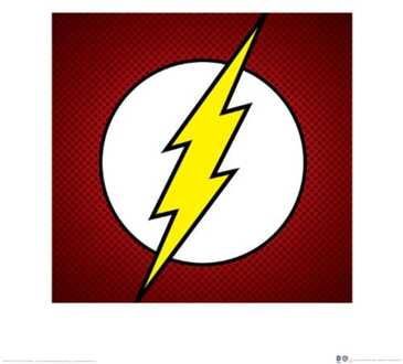 Pyramid Kunstdruk DC Comics - The Flash - Symbol 40x40cm Divers - 40x40 cm