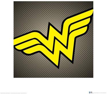 Pyramid Kunstdruk DC Comics - Wonder Woman - Symbol 40x40cm Divers - 40x40 cm
