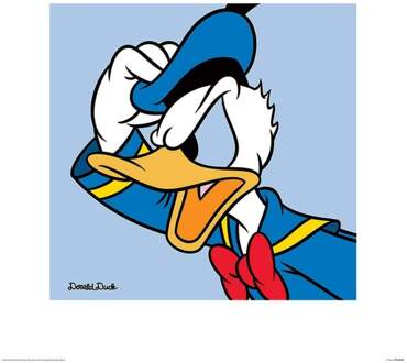 Pyramid Kunstdruk Donald Duck - Blue 40x40cm Divers - 40x40 cm