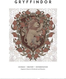 Pyramid Kunstdruk Harry Potter - Gryffindor 30x40cm Divers - 30x40 cm