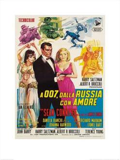 Pyramid Kunstdruk James Bond From Russia with love Sketches 60x80cm Divers - 60x80 cm