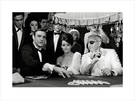 Pyramid Kunstdruk James Bond Thunderball Casino 80x60cm Divers - 80x60 cm
