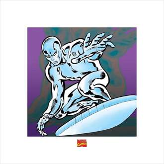 Pyramid Kunstdruk Marvel Comics - Silver Surfer 40x40cm Divers - 40x40 cm