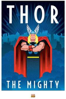 Pyramid Kunstdruk Marvel - Deco Thor 60x80cm Divers - 60x80 cm