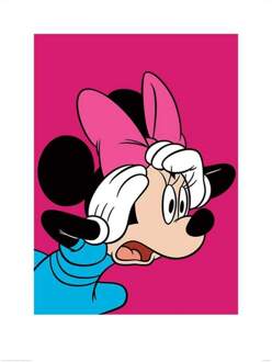 Pyramid Kunstdruk Minnie Mouse - Shocked 60x80cm Divers - 60x80 cm