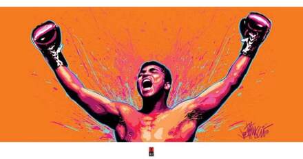 Pyramid Kunstdruk Muhammad Ali - Loud 80x60cm Divers - 80x60 cm