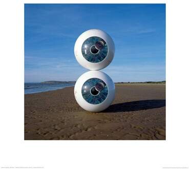 Pyramid Kunstdruk Pink Floyd - Pulse Eyeballs 40x40cm Divers - 40x40 cm