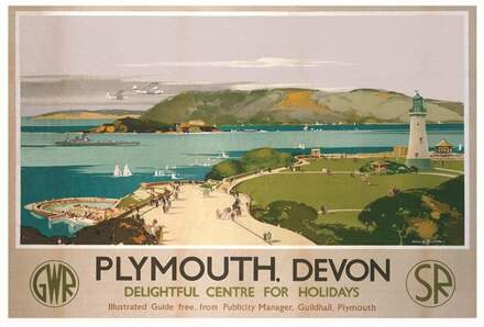 Pyramid Kunstdruk Plymouth 3 40x50cm Divers - 40x50 cm