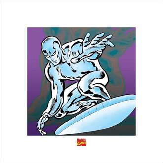 Pyramid Kunstdruk Silver Surfer Marvel Comics 40x40cm Divers - 40x40 cm