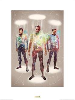 Pyramid Kunstdruk Star Trek - Beam Me Up 50th Anniversary 60x80cm Divers - 60x80 cm