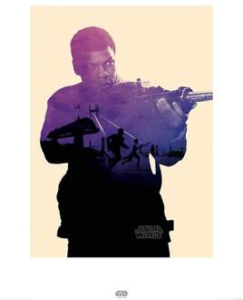 Pyramid Kunstdruk Star Wars - Episode VII Finn Tri 60x80cm Divers - 60x80 cm