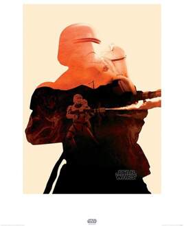 Pyramid Kunstdruk Star Wars - Episode VII Flametrooper Tri 60x80cm Divers - 60x80 cm