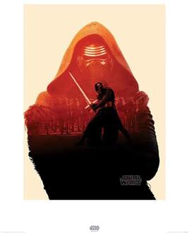 Pyramid Kunstdruk Star Wars - Episode VII Kylo Ren Tri 60x80cm Divers - 60x80 cm
