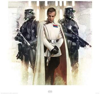 Pyramid Kunstdruk Star Wars - Rogue One Krennic and Death Troopers 40x40cm Divers - 40x40 cm