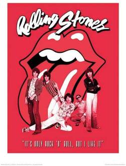 Pyramid Kunstdruk The Rolling Stones Its Only Rock n Roll 40x50cm Divers - 40x50 cm