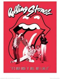 Pyramid Kunstdruk The Rolling Stones - Its Only Rock n Roll 60x80cm Divers - 60x80 cm