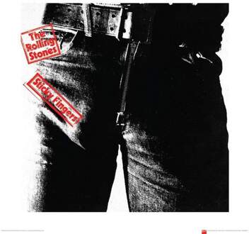 Pyramid Kunstdruk The Rolling Stones - Sticky Fingers 40x40cm Divers - 40x40 cm