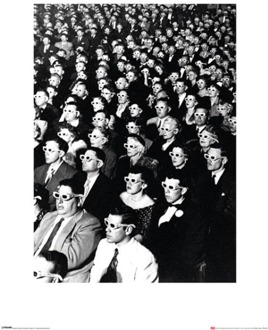 Pyramid Kunstdruk Time Life - 3D Movie Viewers 60x80cm Divers - 60x80 cm