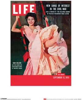 Pyramid Kunstdruk Time Life - Life Cover Joan Collins - 30x40cm Divers - 30x40 cm