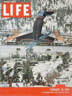 Pyramid Kunstdruk Time Life Olympic Ski Jumper 30x40cm Divers - 30x40 cm