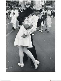 Pyramid Kunstdruk Time Life - War Time Kiss 50x70cm Divers - 50x70 cm