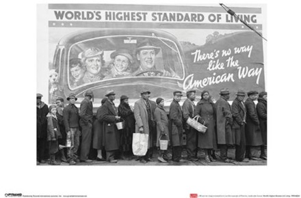 Pyramid Kunstdruk Time Life - World's Highest Standard of Living 30x40cm Divers - 30x40 cm