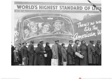 Pyramid Kunstdruk Time Life - World's Highest Standard of Living 40x50cm Divers - 40x50 cm