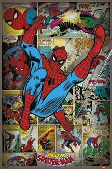 Pyramid Marvel Comics Spider-man Retro Poster 61x91,5cm