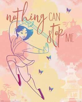 Pyramid Mulan Nothing Can Stop Me Poster 40x50cm