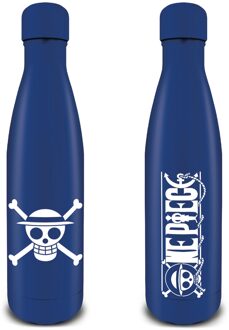 Pyramid One Piece Straw Hat Pirates Emblem Metal Drinks Bottle