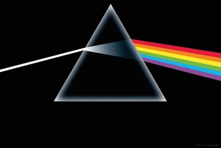 Pyramid Pink Floyd Dark Side Of The Moon Kunstdruk 80x60cm