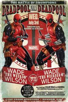 Pyramid Poster Deadpool Wade vs Wade 61x91,5cm Multikleur