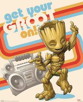 Pyramid Poster Guardians of the Galaxy Vol 2 Get Your Groot On 40x50cm Multikleur