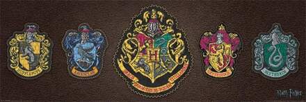 Pyramid Poster Harry Potter Crests 91,5x30,5cm Divers - 91.5x30.5 cm