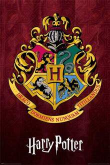 Pyramid Poster Harry Potter Hogwarts School Crest 61x91,5cm Multikleur