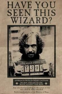 Pyramid Poster Harry Potter Wanted Sirius Black 61x91,5cm Multikleur