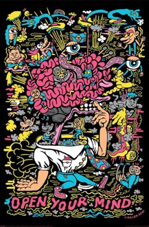 Pyramid Poster Killer Acid - Open Your Mind 61x91,5cm Divers - 61x91.5 cm