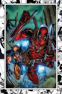 Pyramid Poster Marvel Comics - Wolverine and Deadpool 61x91,5cm Divers - 61x91.5 cm
