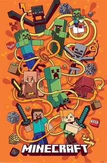 Pyramid Poster Minecraft - Funtage Montage 61x91,5cm Divers - 61x91.5 cm