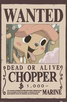 Pyramid Poster One Piece - Wanted Chopper 61x91,5cm Divers - 61x91.5 cm